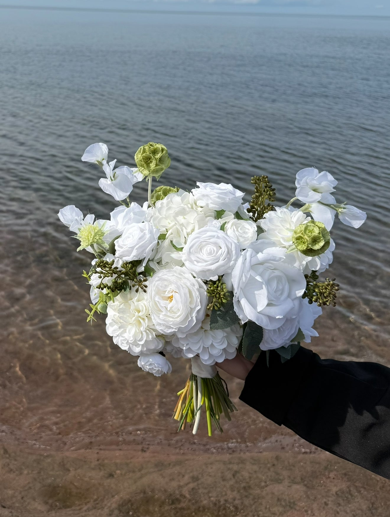 Silk flowers bridal bouquets 